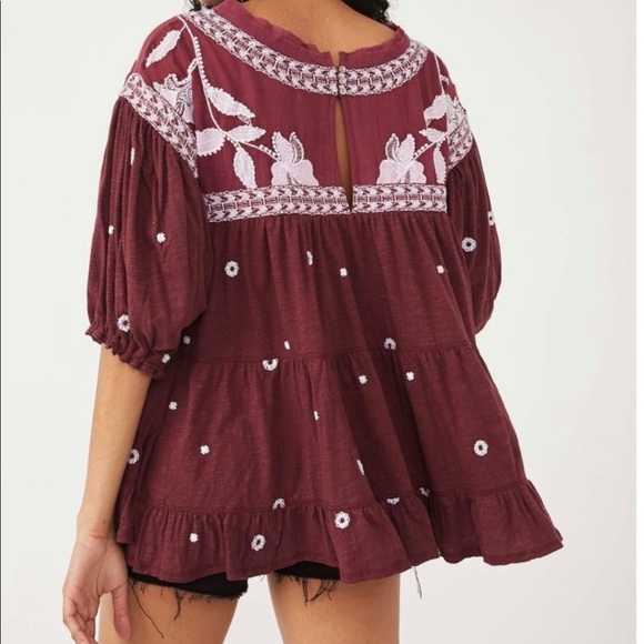 Free People Tunic/Sweet Raisin Combo 🎈NWT - Picture 2 of 5